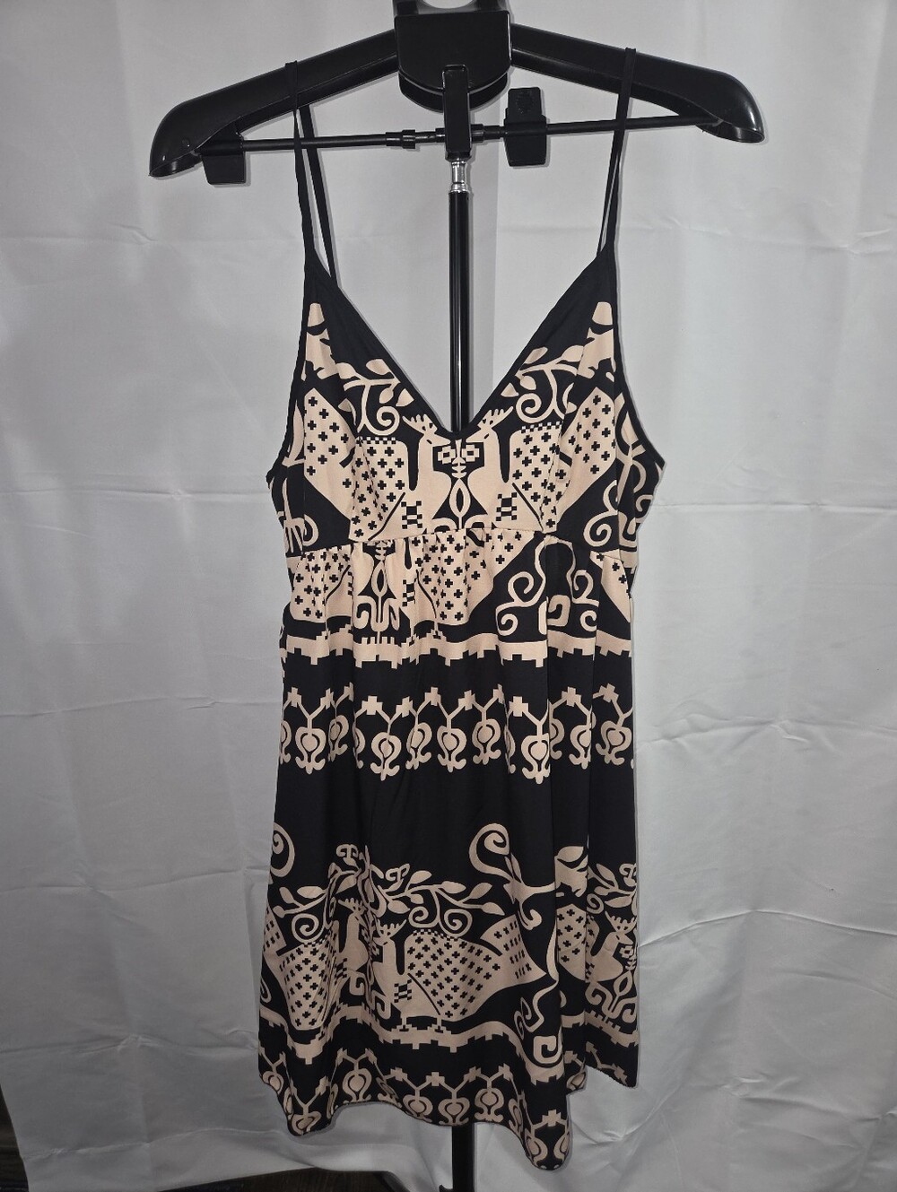 Plus Size Shein Curve 1XL Dress Aztec Print Sleeveless